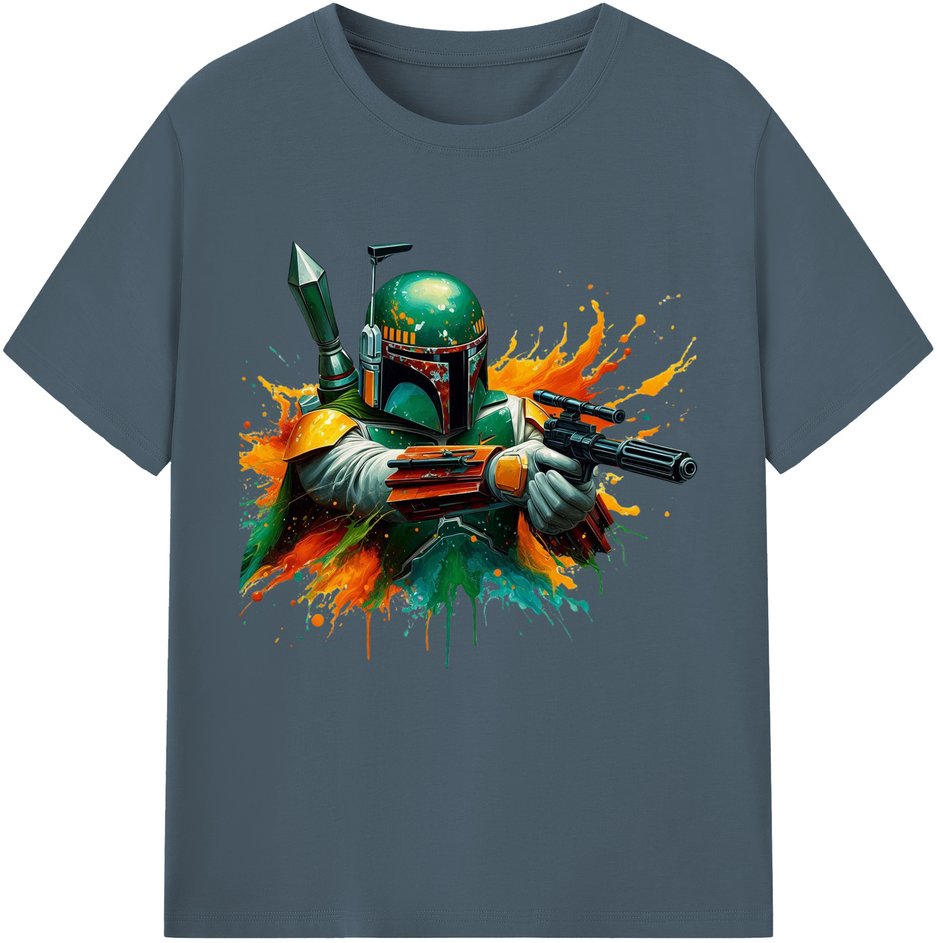 （画像用） スター・ウォーズ Star Wars 綿100％半袖Tシャツ（フロントプリント）